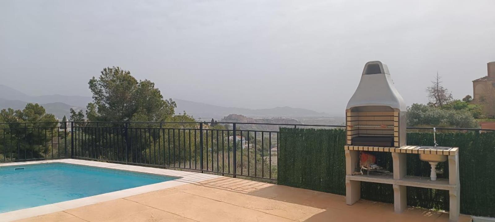 Вилла La Torrecica, Con Caracter Andaluz Y Magnificas Vistas Al Mar Y Sierra Nevada Салобрения Экстерьер фото